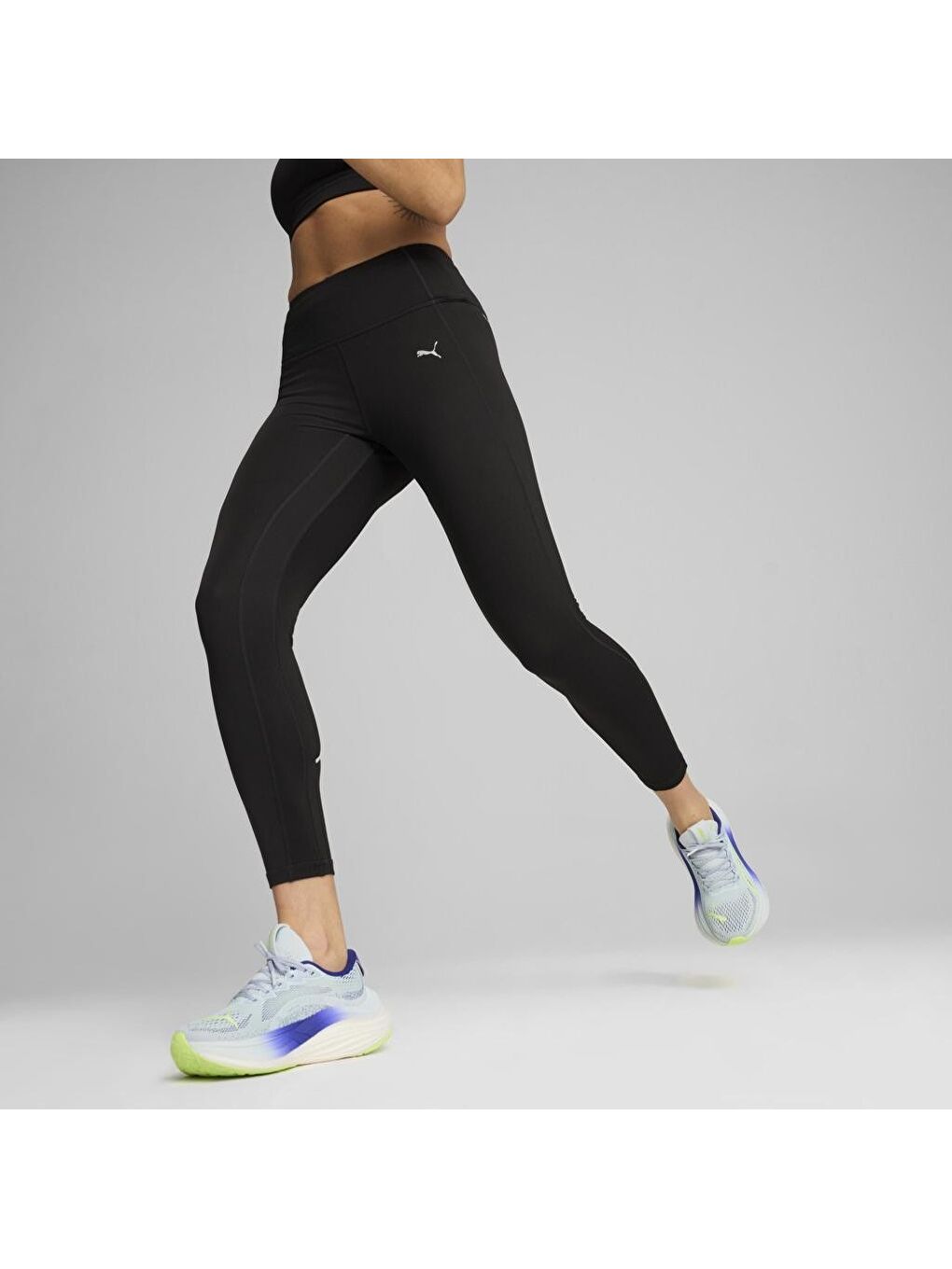 Run Microfleece Hw Fl Kadın Siyah Tayt-2