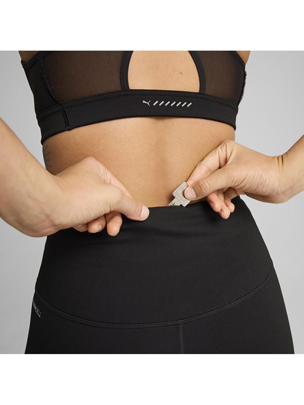 Run Microfleece Hw Fl Kadın Siyah Tayt-3