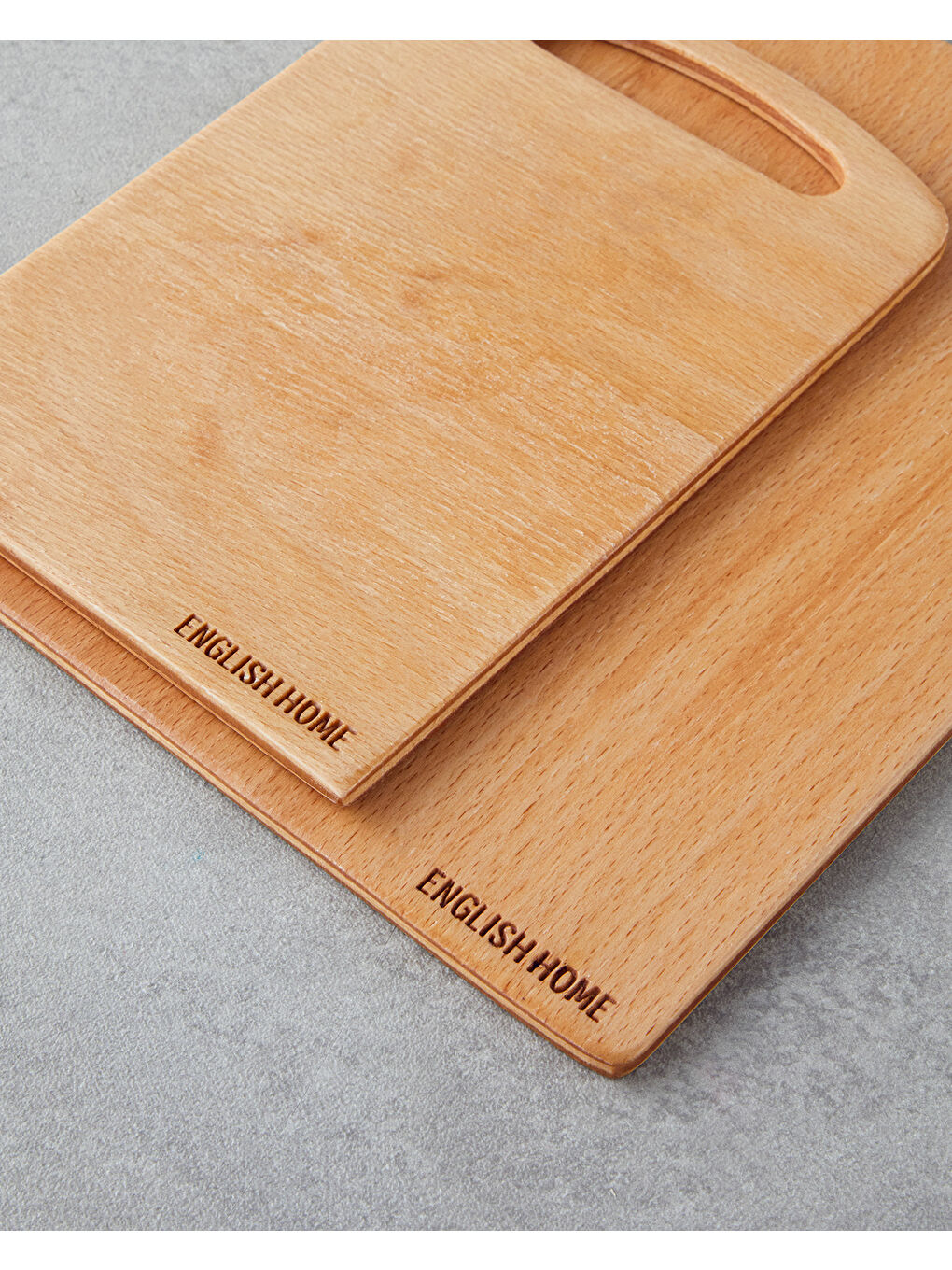 Bej Celinda Kayın 2'li Kesme Tahtası 22x30 cm - 15x21 cm Natural-2