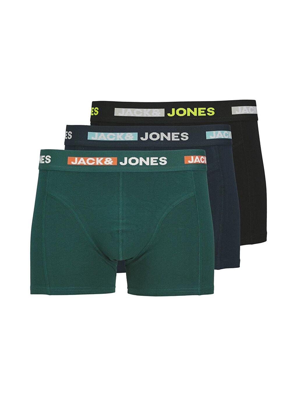 Lacivert Additionals Jacscott Streç Pamuklu 3 Pack Boxer 12260058