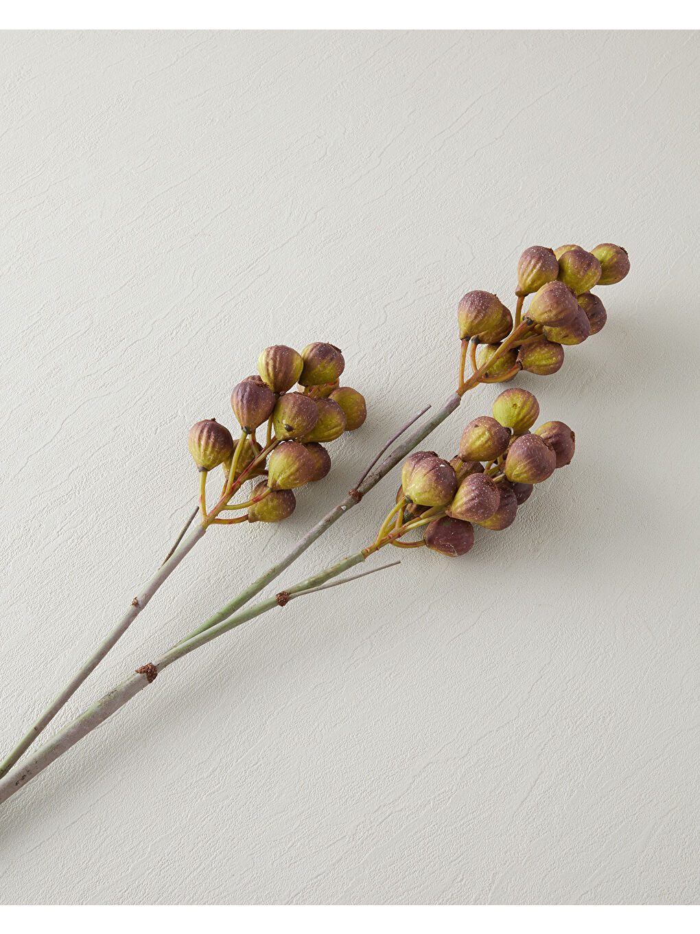 Fig branch Tek Dal Yapay Çiçek 82 cm Bordo-1