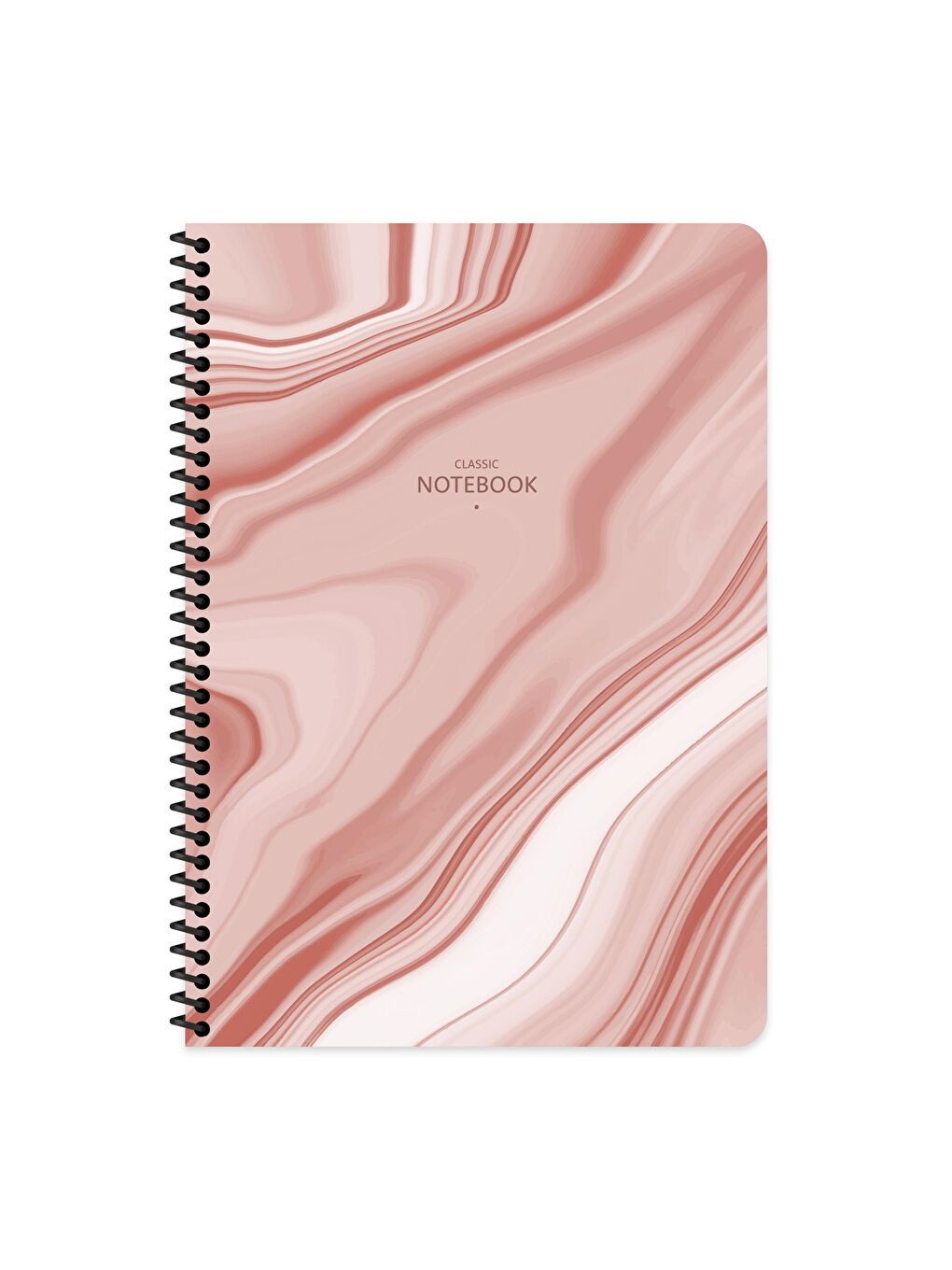 Keskin Color A4 Kareli Defter Classic Marble - Pembe