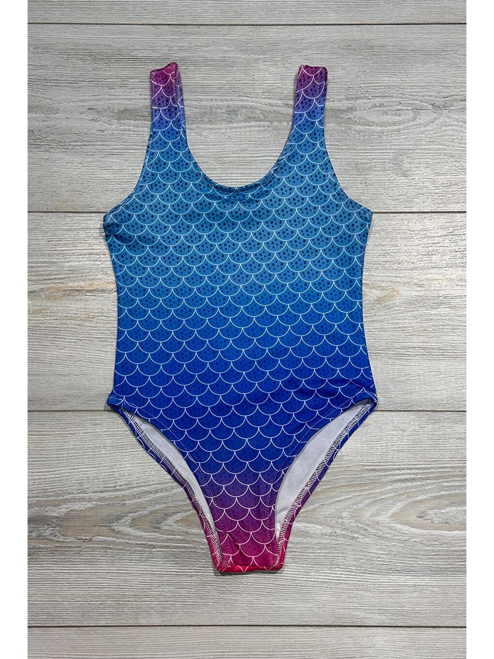 Lacivert Trend Kız Çocuk Deniz Havuz Mayo