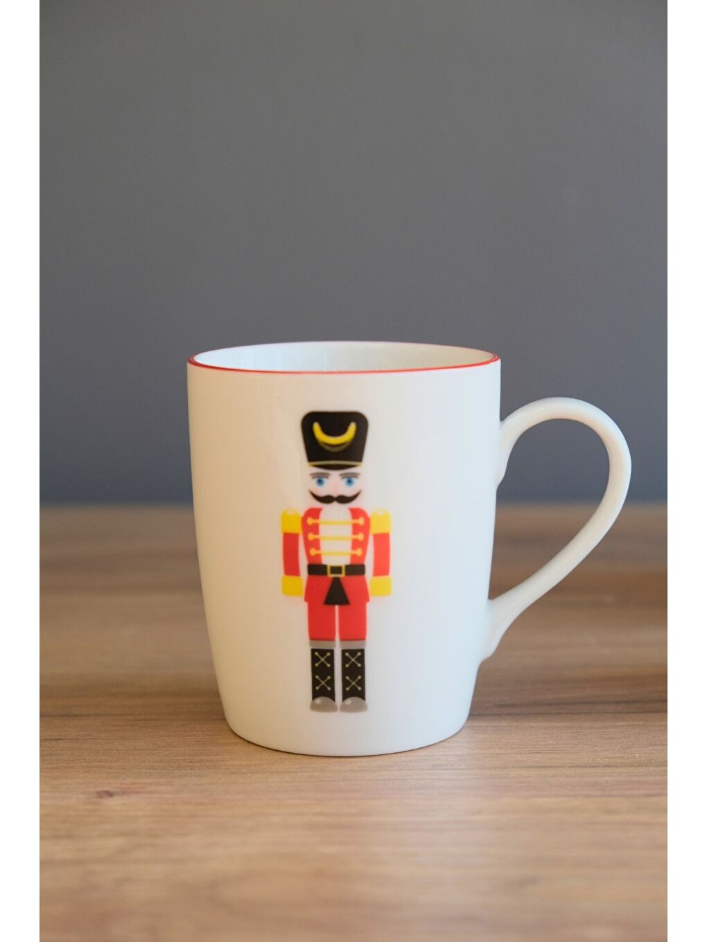 Karışık Porselen Kurşun Asker Kulplu Mug Kupa 220 ml-1