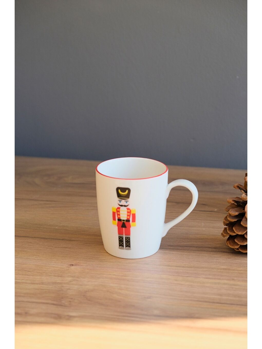 Karışık Porselen Kurşun Asker Kulplu Mug Kupa 220 ml-2