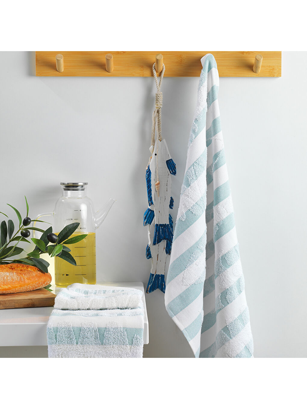 Home Alessa 2 li Kurulama Bezi 40x60 Cm-Turkuaz