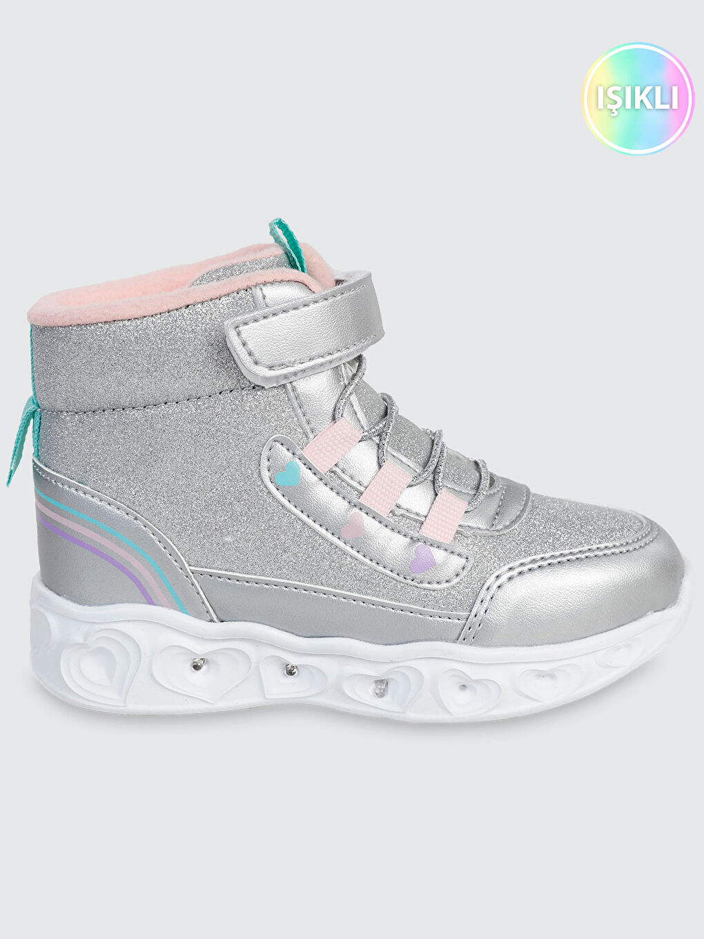 Gri Boots Kids Kız Çocuk Bot 26-30 Numara Gümüş