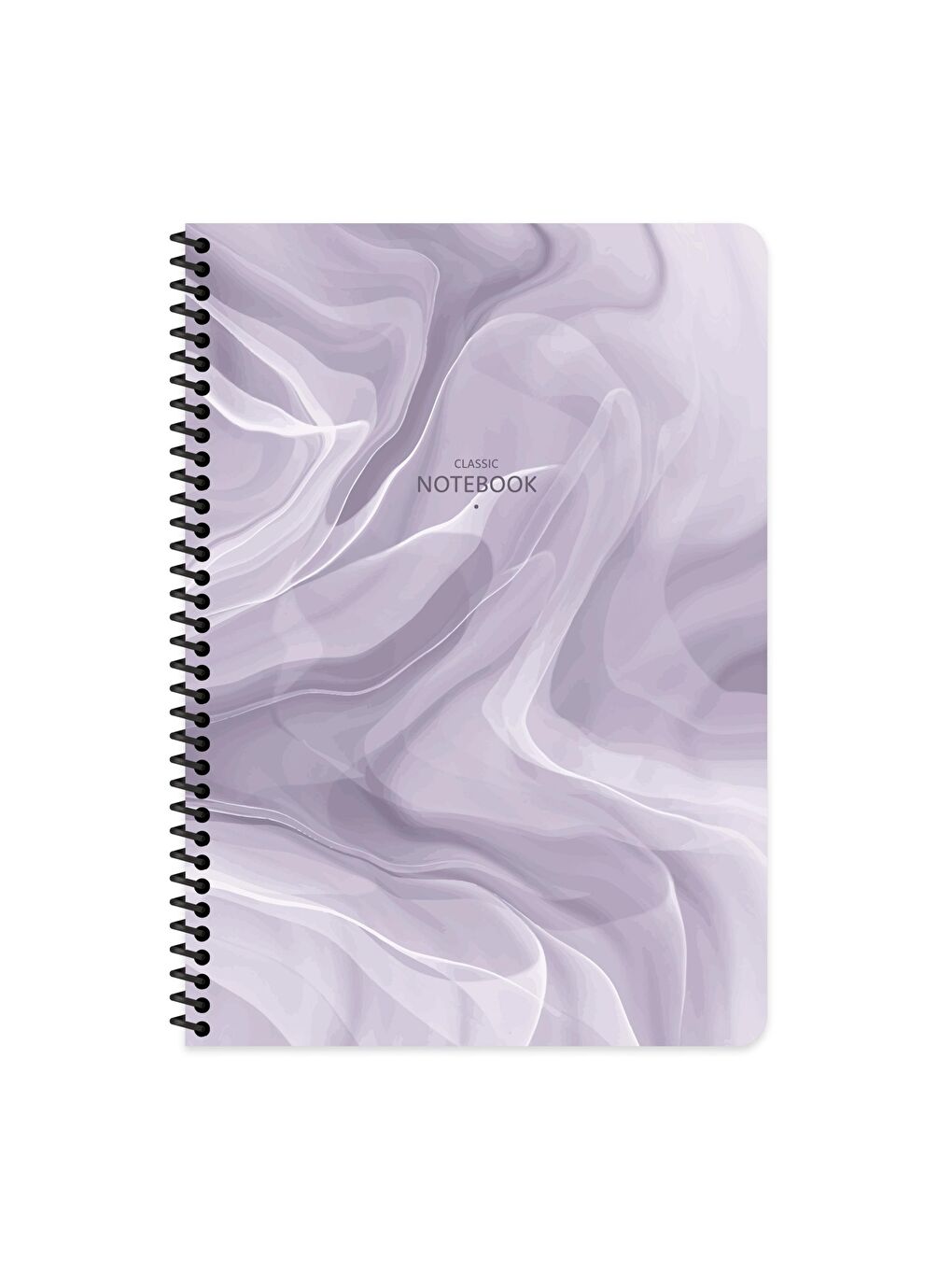 A4 Çizgili Defter Classic Marble - Lila