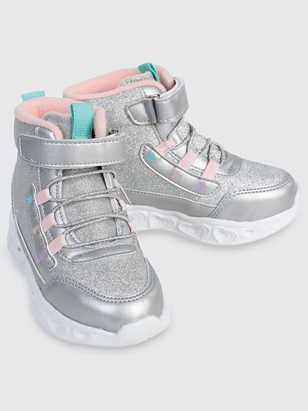 Gri Boots Kids Kız Çocuk Bot 26-30 Numara Gümüş-1