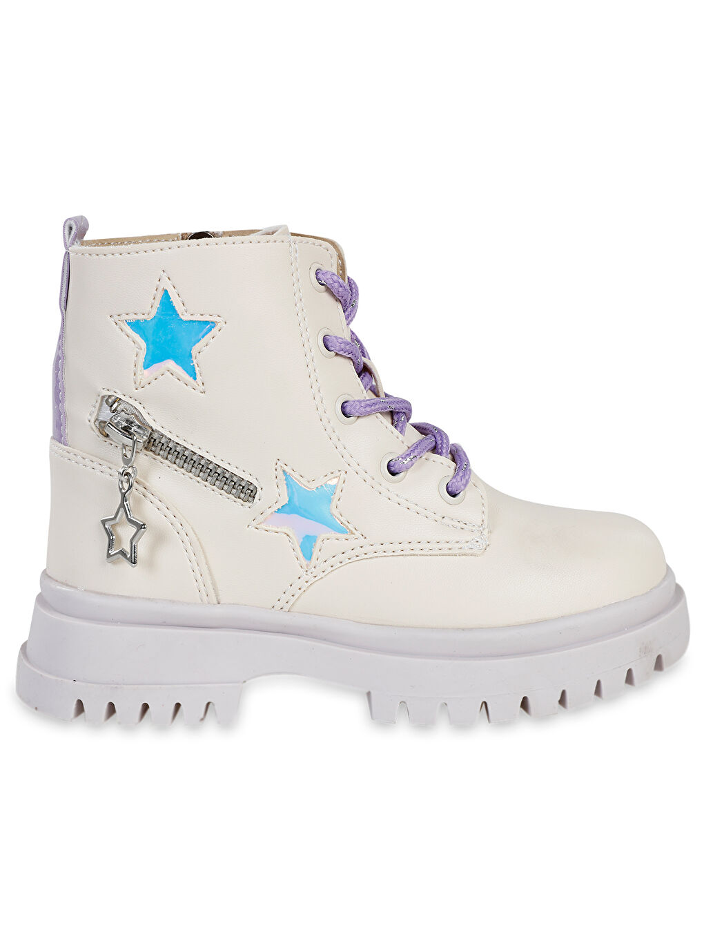 Boots Kız Çocuk Bot 31-35 Numara Krem-Lila