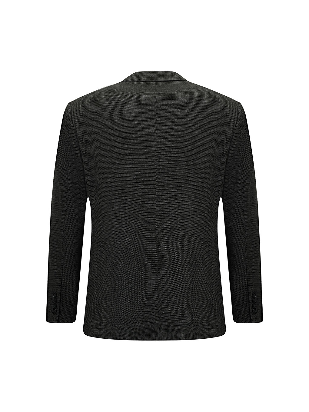 Antrasit 4 Drop Relaxed Fit Rahat Kesim Elastanlı Klasik Desenli Ceket-1