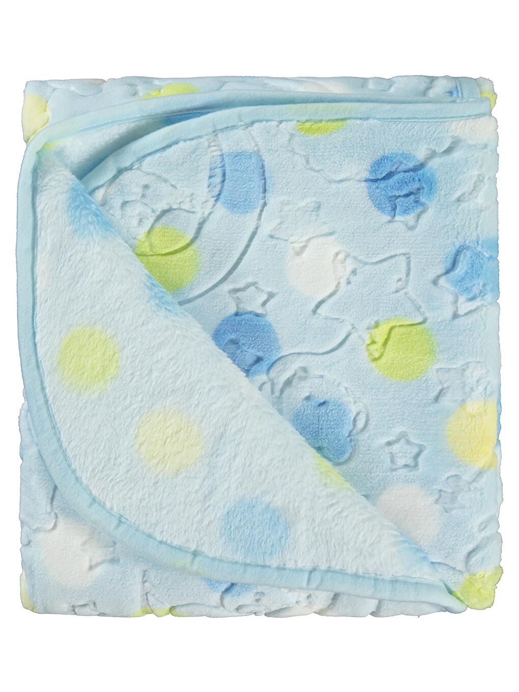 Baby Puanlı Battaniye - Mavi Standart
