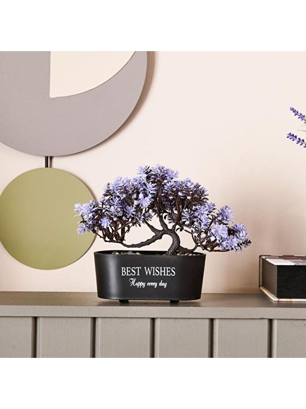 Karışık Yapay Çiçek - Renkli - 15x14 cm