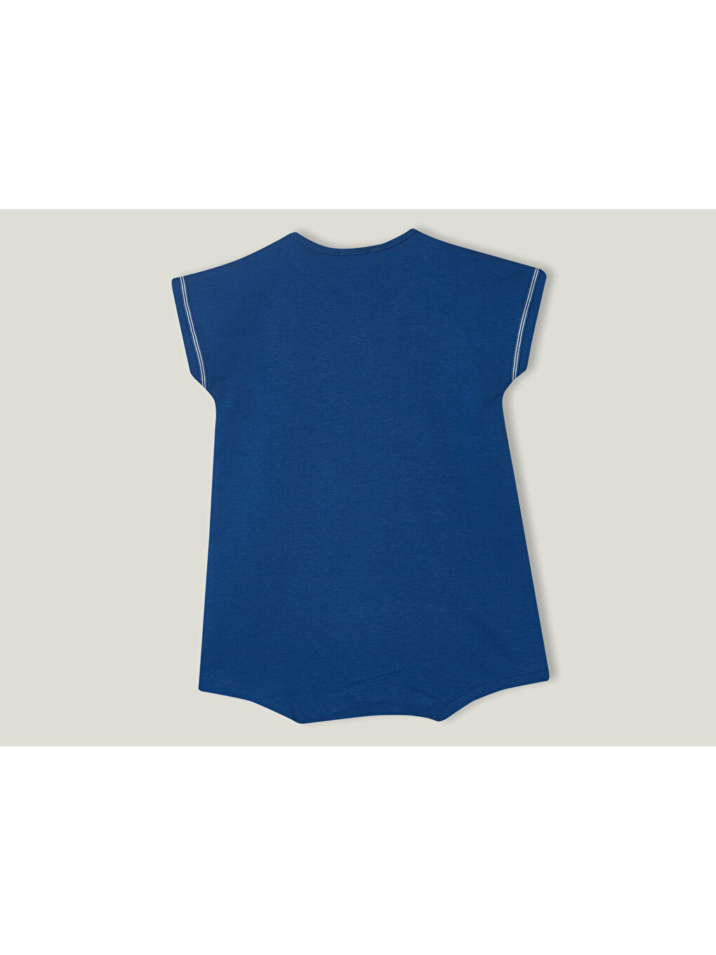 Erkek Bebek  Mavi Panda Patch İşlemeli Çıtçıtlı Tulum-2