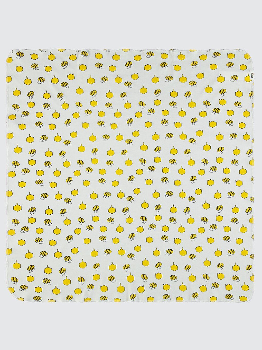 Baby Arı Baskılı 80*90 Battaniye - Ekru Standart