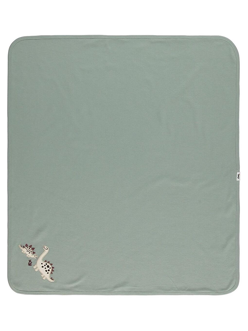 Baby Dinozor Nakışlı Battaniye - Yeşil Standart-1