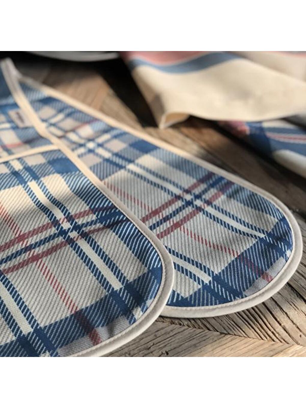 Karışık Ekose Desenli Fırın Eldiveni-2