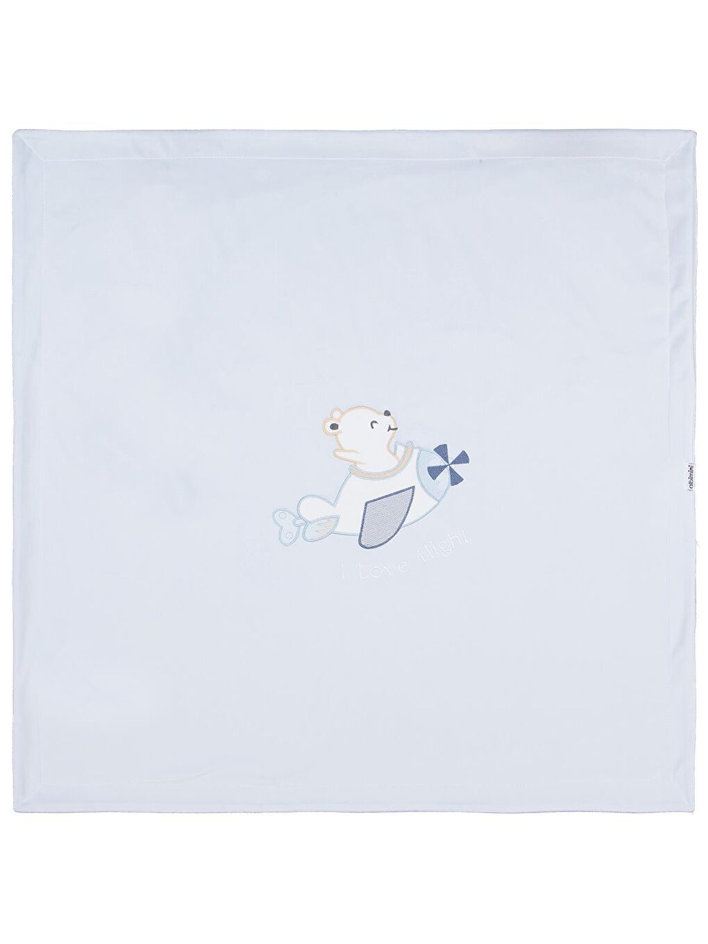 Velboa Uçaklı Erkek Battaniye - Mavi Standart-1