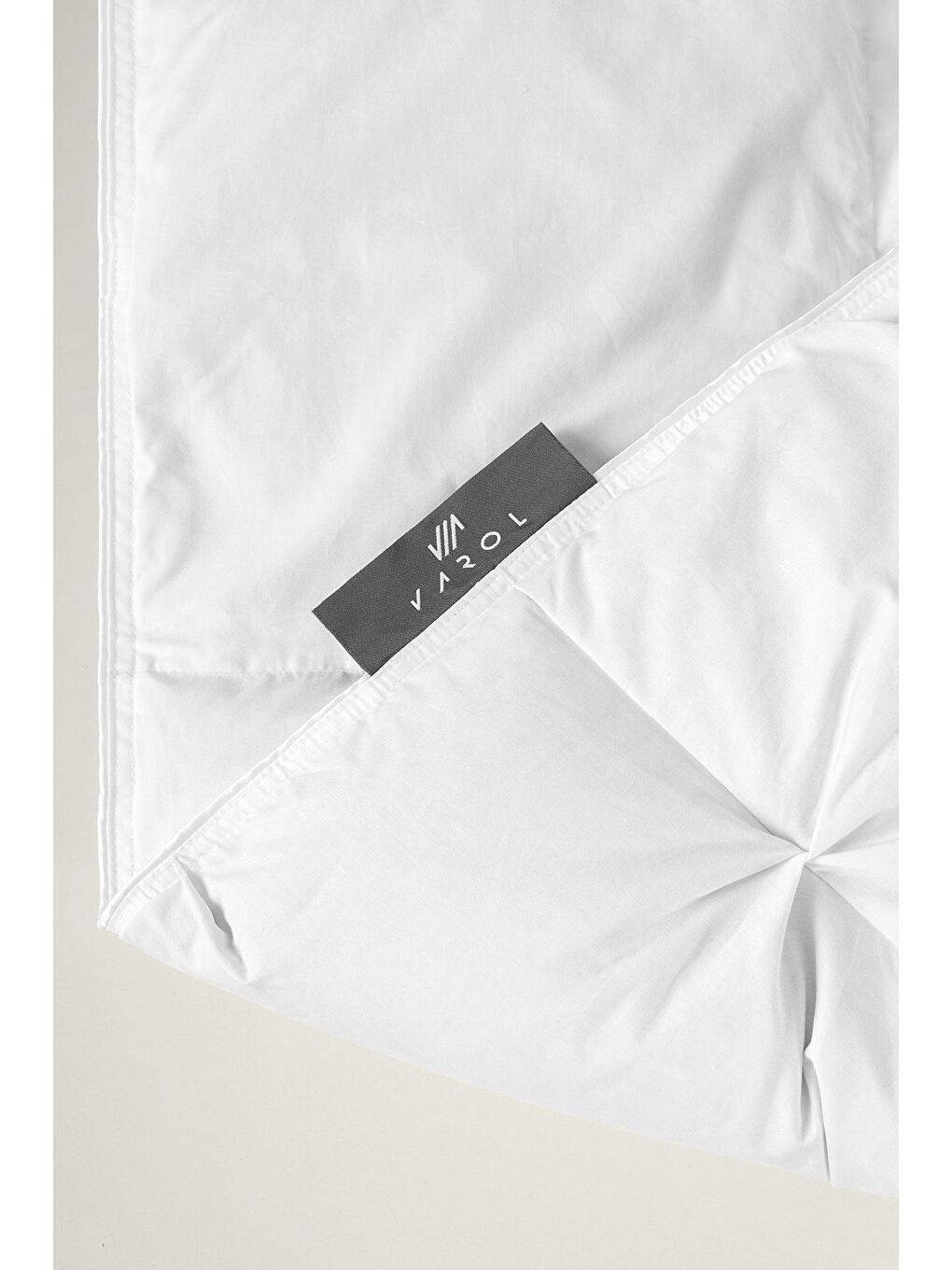 Beyaz El Yapımı Queen Kaz Tüyü Yorgan %90 Gıdık / %10 Sırt – Tek Kişilik 155×215 cm-1