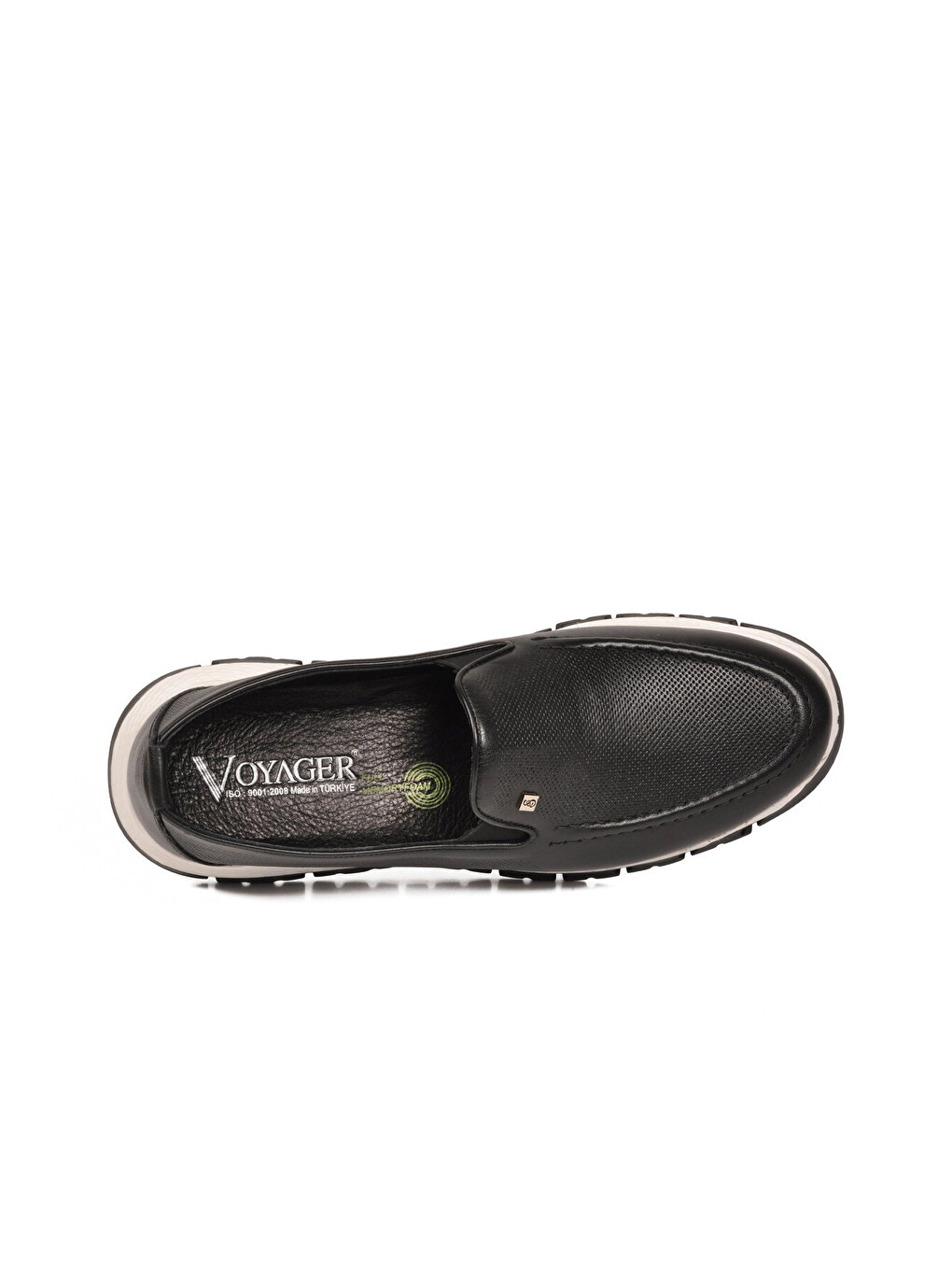 Erkek Siyah Hakiki Deri Rahat Tabanlı Makosen Casual Ayakkabı Loafer 6574 M-3