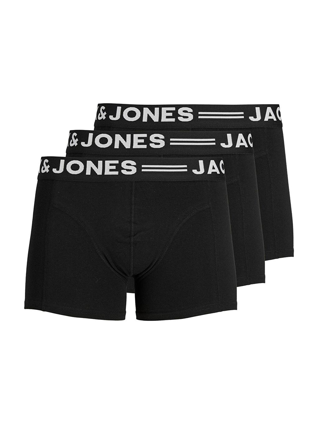 Jack & Jones Siyah Addıiıonals Sense 3 Pack Boxer 12081832