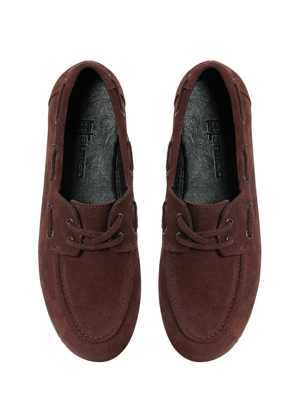 26k-224 Bordo Kadın Loafer-3