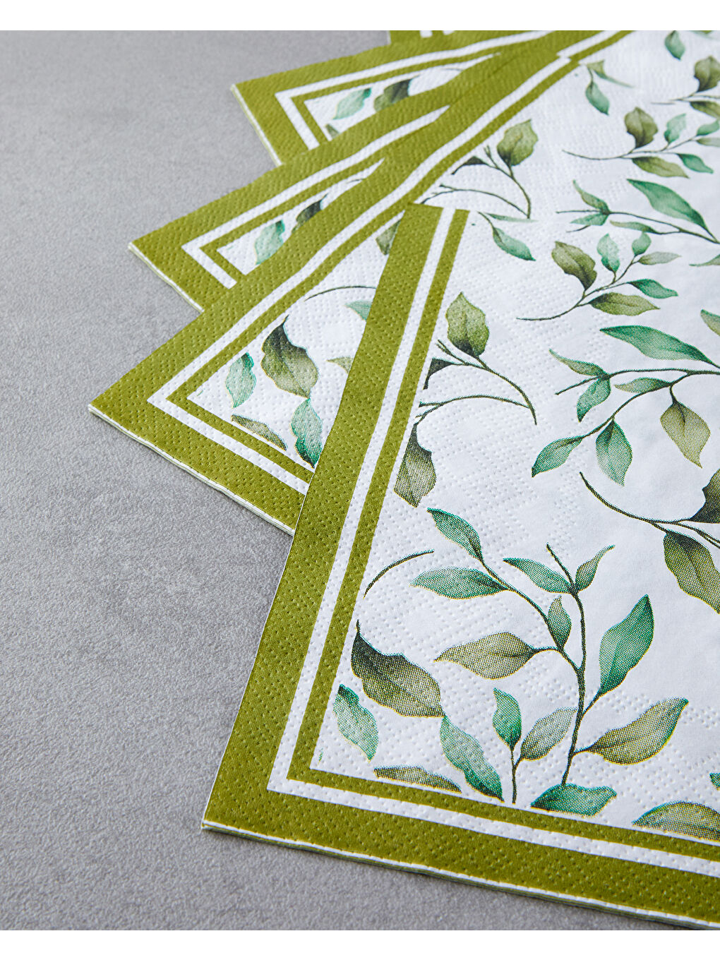 Olith 20'li Kağıt Peçete 33x33 cm Yeşil-1