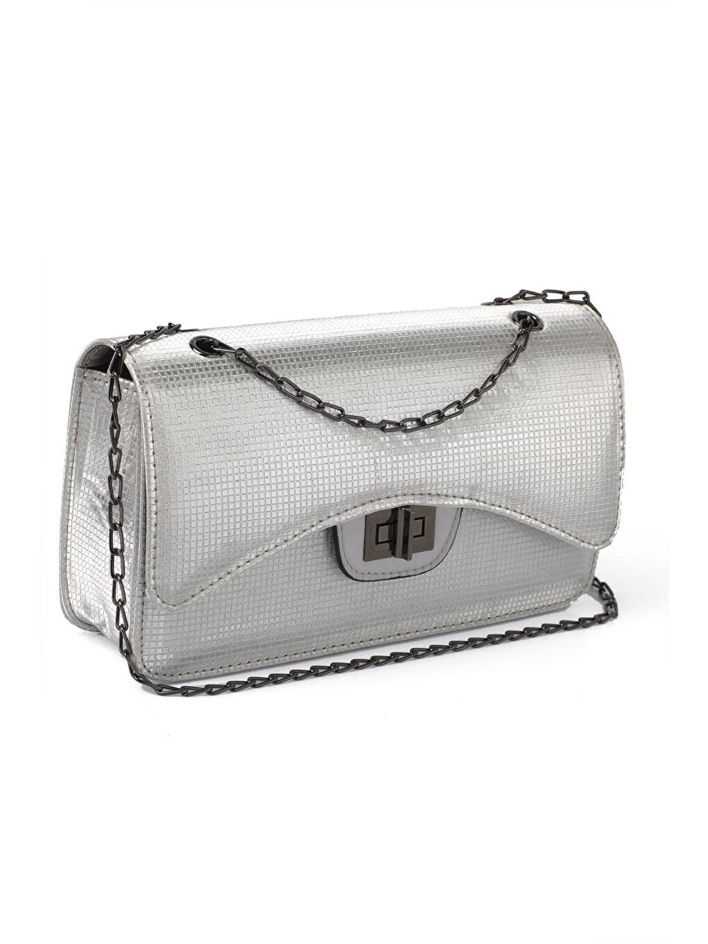 Gri Parma Kadın Omuz Çantası