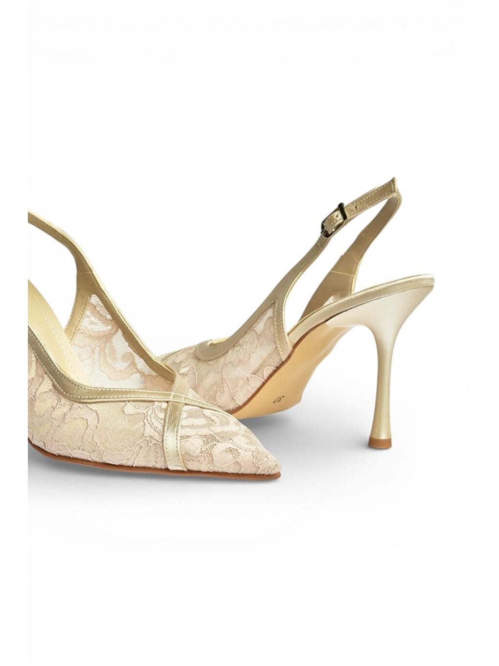 Bej Ten Kadın Topuklu Ayakkabı U246229006-5