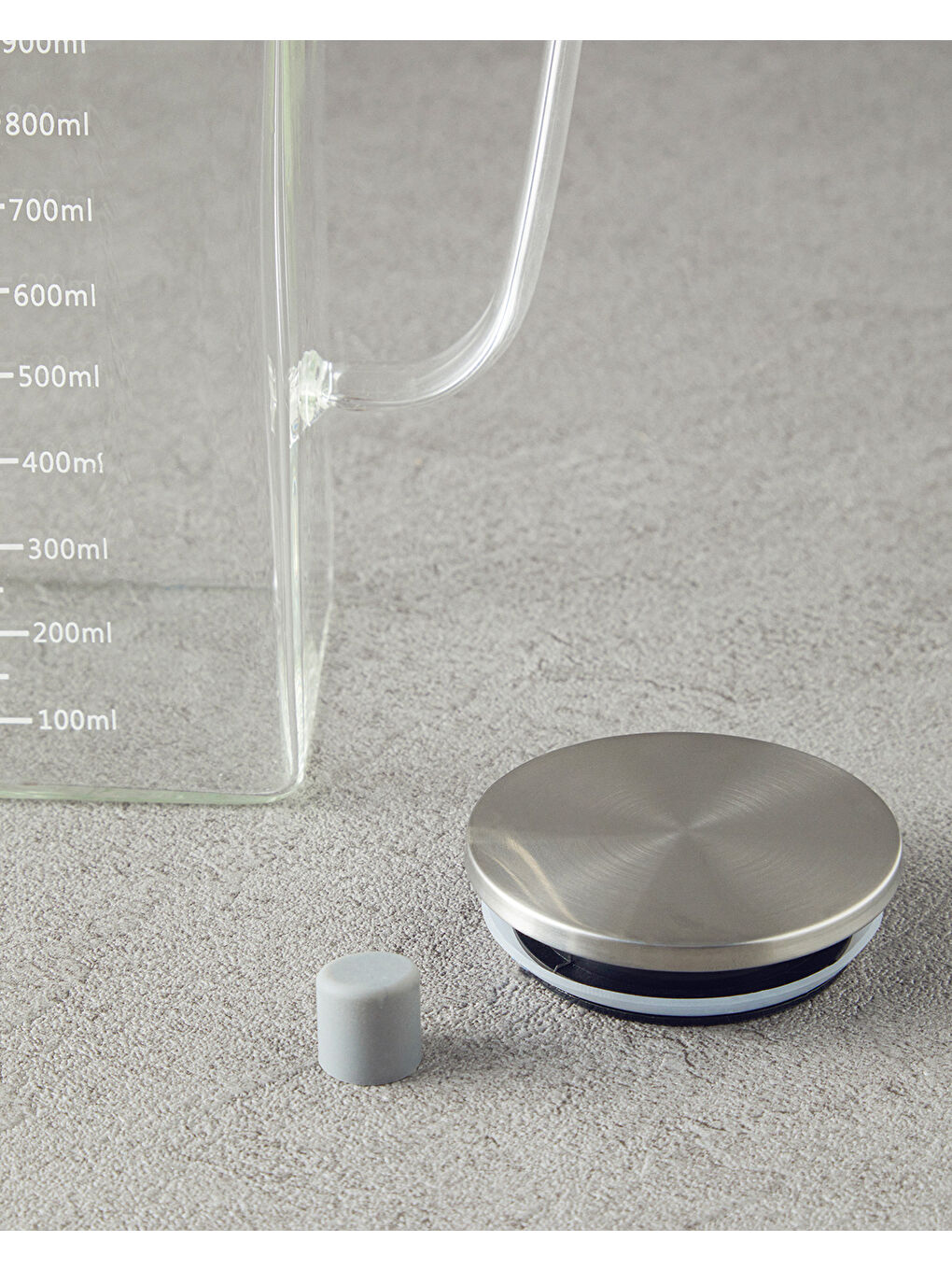 Renksiz Colin Borosilikat Yağdanlık Şeffaf-2