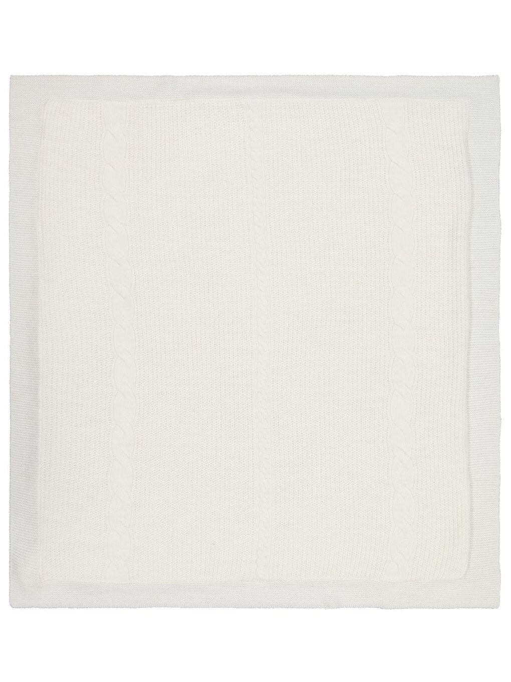 Baby Çizgili Velsoftlu Hattuş Battaniye - Ekru Standart