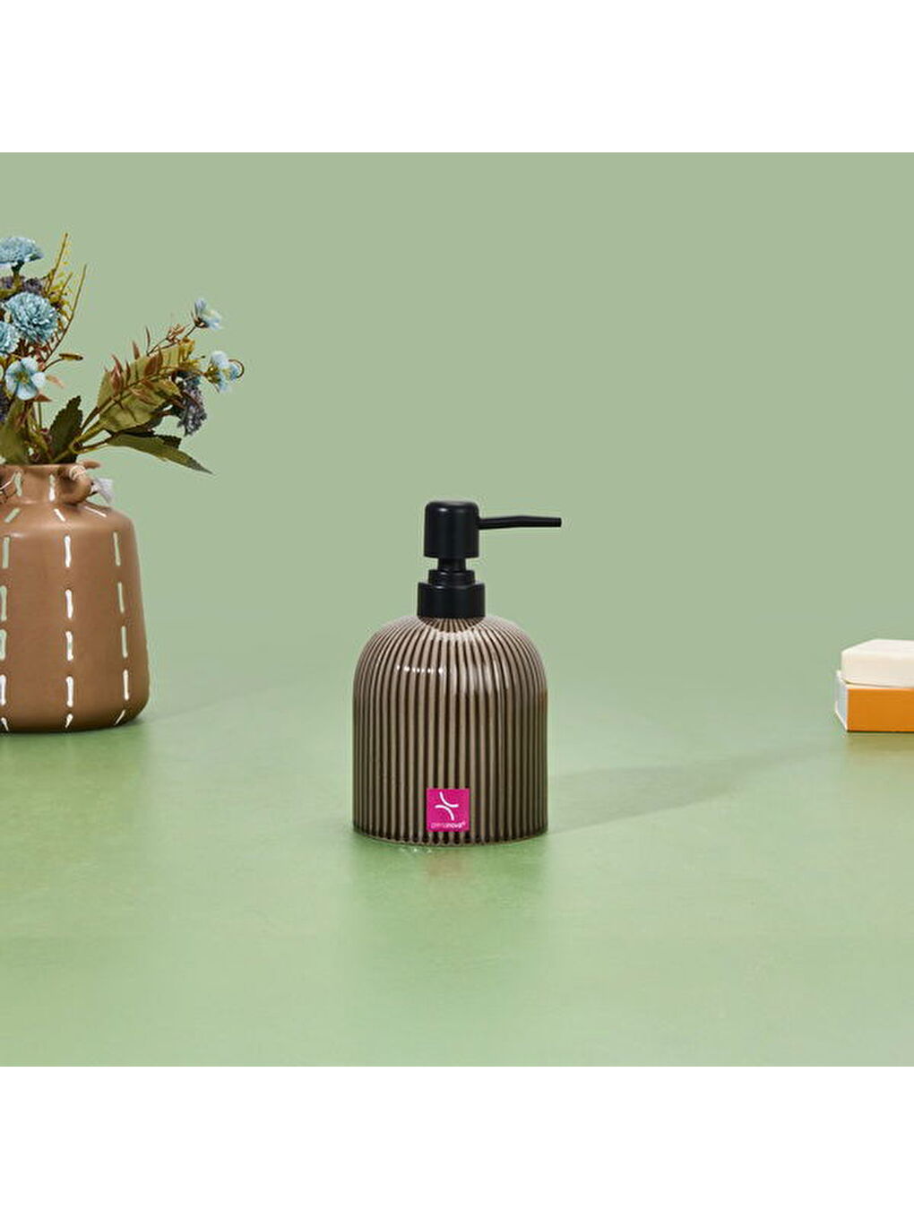Arsel Sıvı Sabunluk - Antrasit - 16x10 cm
