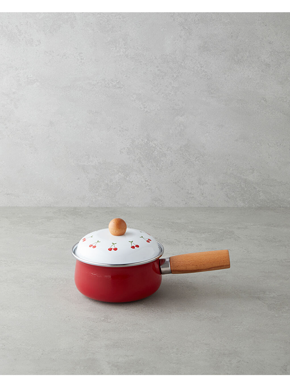 Cherry Dream Emaye Sos Tenceresı 1,1 L Kırmızı