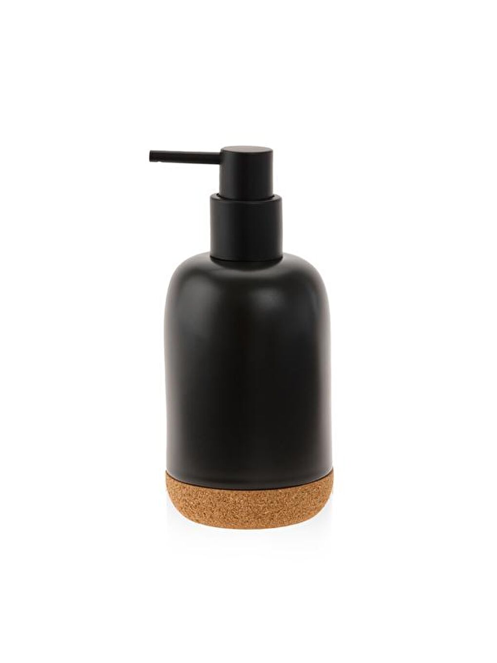 Mantar Tabanlı Sıvı Sabunluk - Siyah - 18x12 cm-3