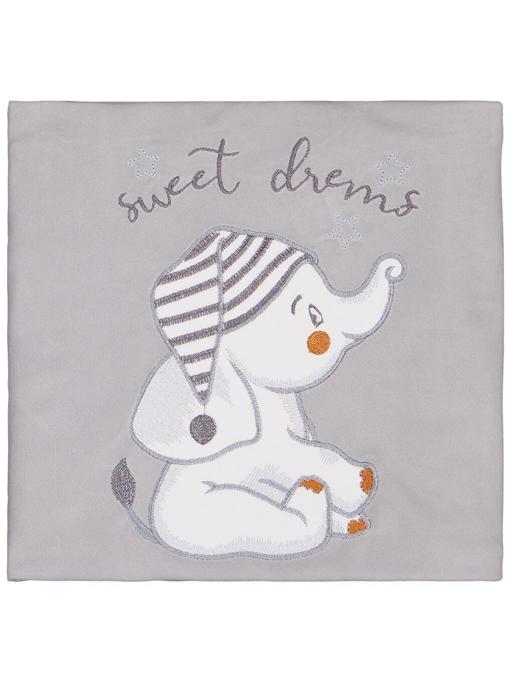 Filli Nakış Battaniye - Gri Standart