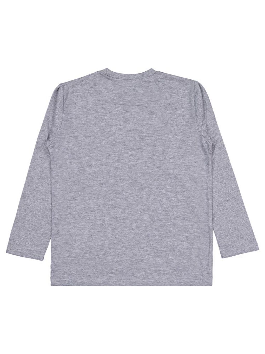 Gri Erkek Çocuk Gamer Baskılı 6-9 Yaş Sweatshirt-1