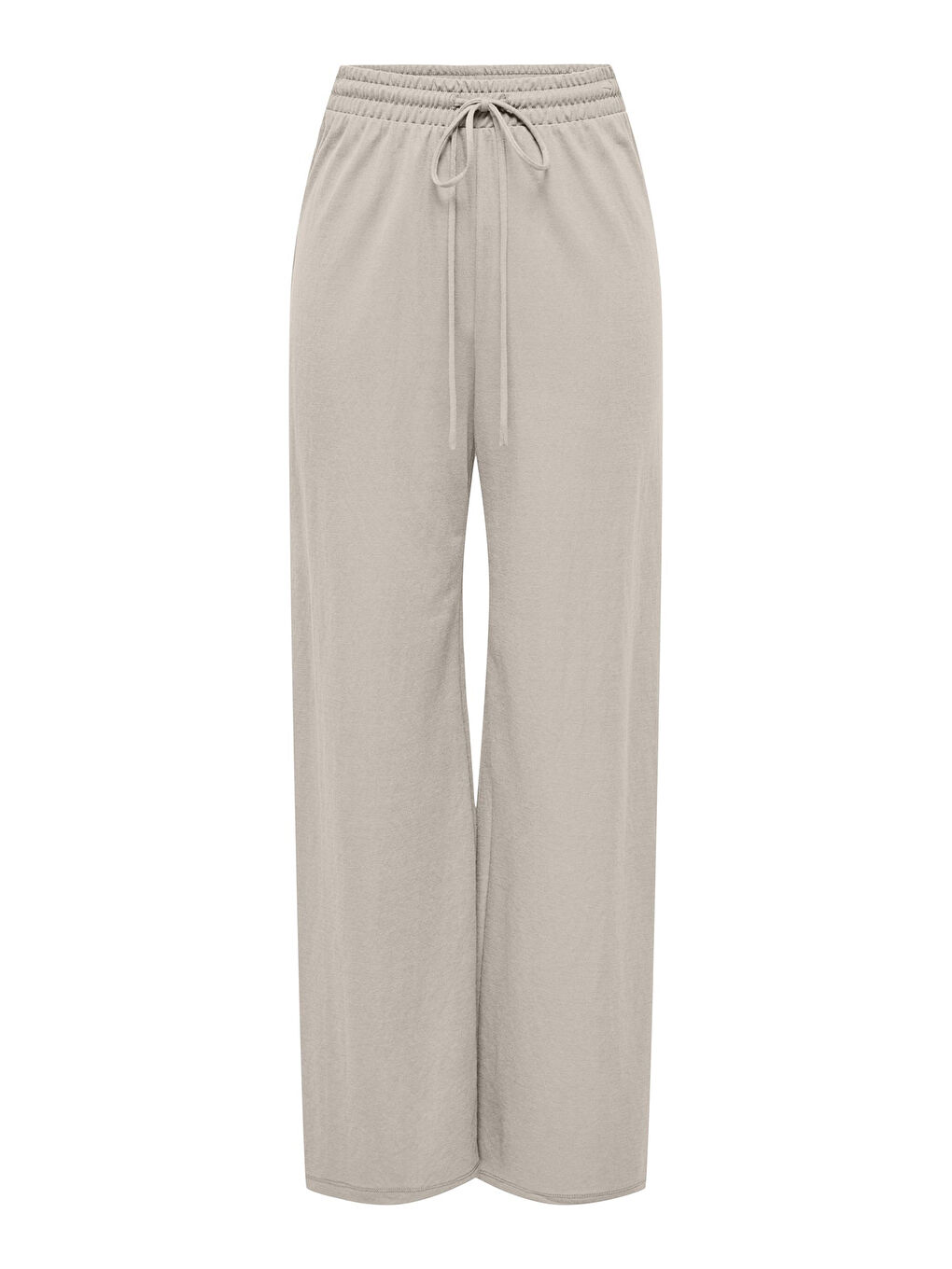 Ekru Onljany Regular Fit Yüksek Bel Geniş Paça Pantolon 15294429-2