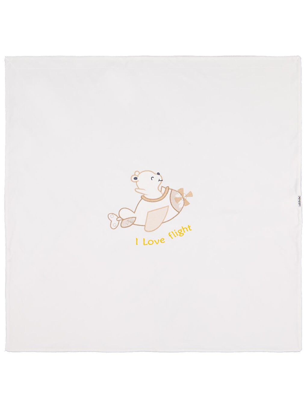 Velboa Uçaklı Erkek Battaniye - Ekru Standart