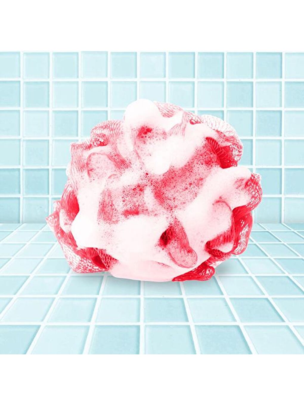 Çilek Sabunlu Banyo Lifi-1