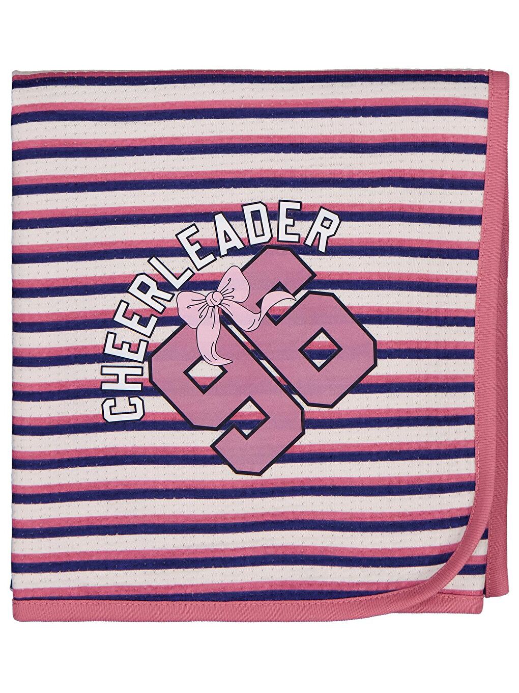 Baby 96 Nakış ve Çizgili Battaniye - Bej Standart-2