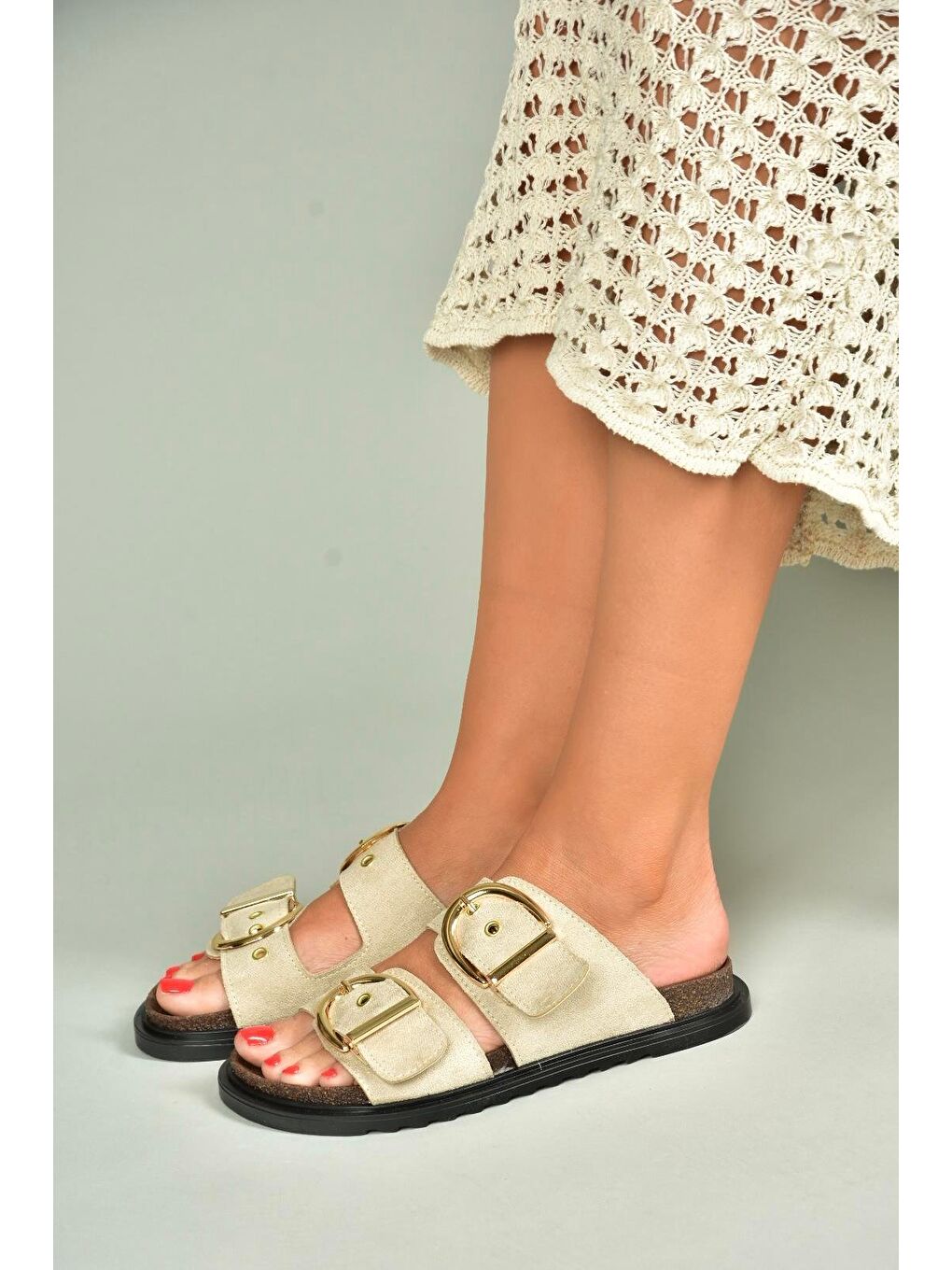 Bej Kadın Terlik U2677327-1