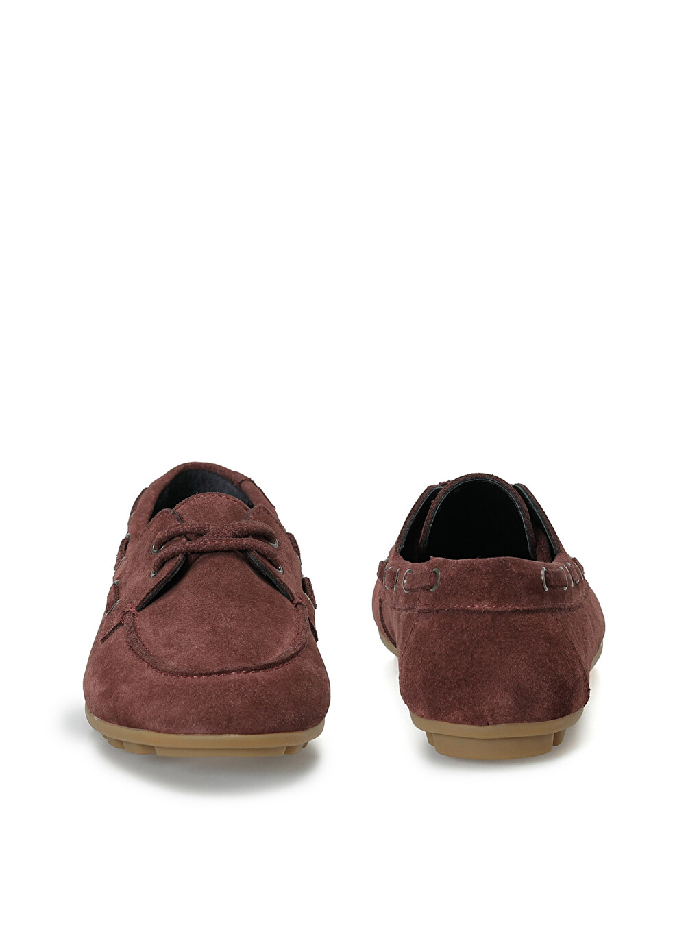 26k-224 Bordo Kadın Loafer-4