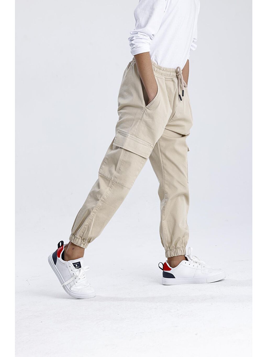 Kahverengi Kargo Cep Pantolon-1