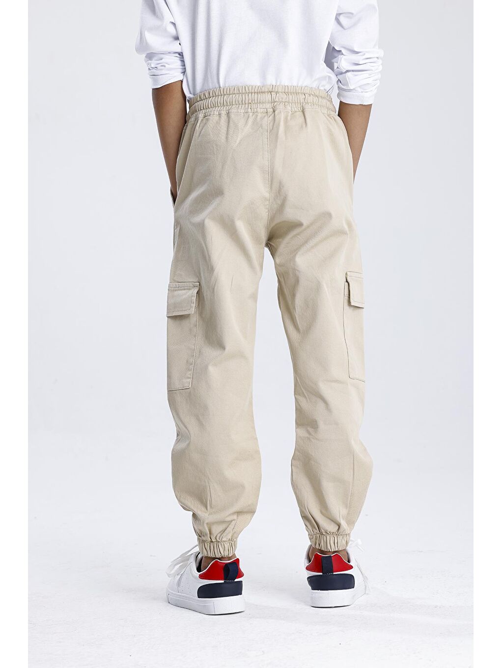 Kahverengi Kargo Cep Pantolon-2