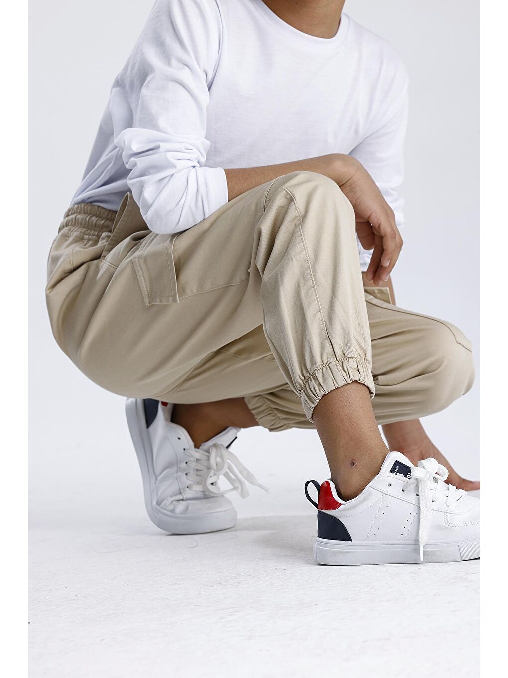 Kahverengi Kargo Cep Pantolon-3