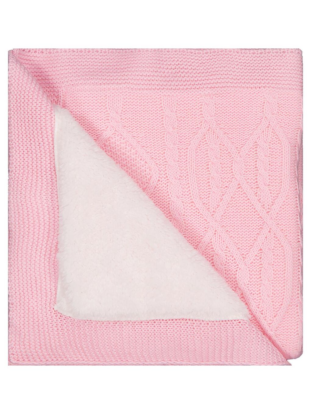 Baby Karışık Desenli Velsoftlu Battaniye - Pembe Standart