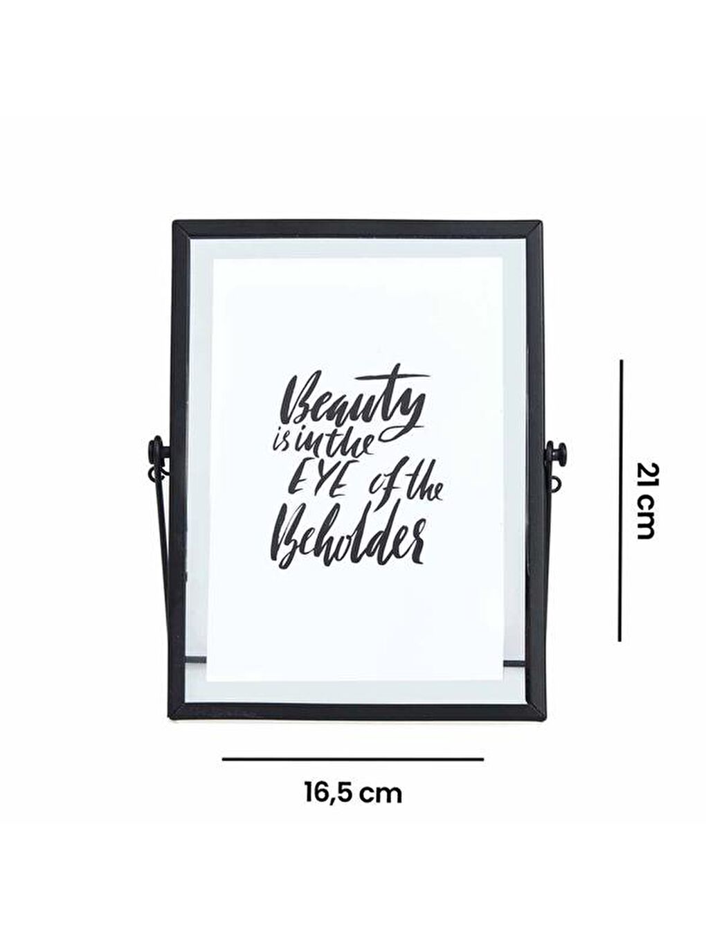 Metal Çerçeve - Siyah - 13x18 cm-5