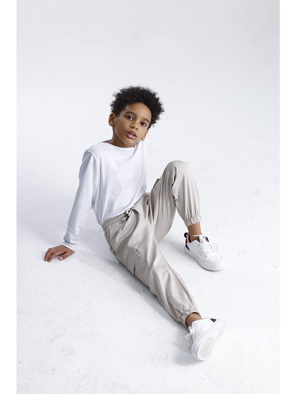 Bej Kargo Cep Pantolon