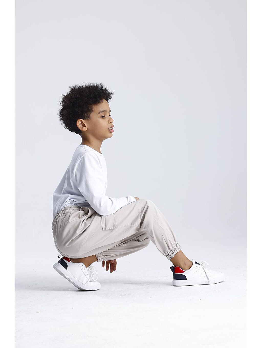 Bej Kargo Cep Pantolon-4