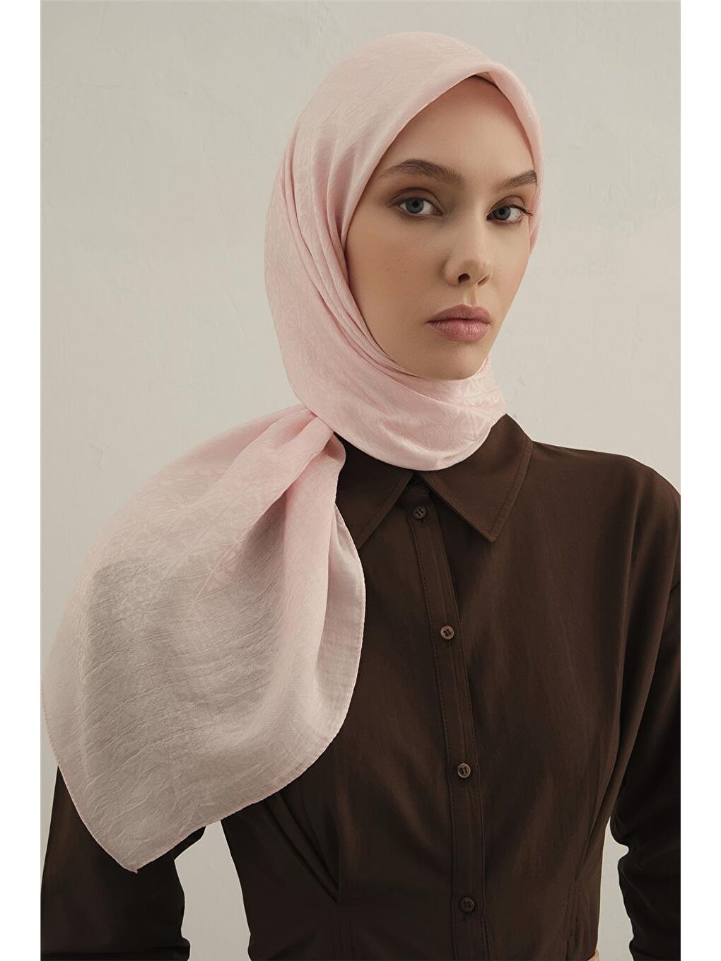 Pembe Lyocell Eşarp 5- 39-3